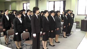 平成31年度、入学式の模様